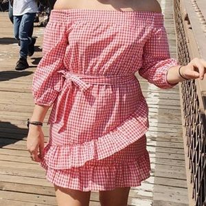 Off the shoulder dress